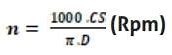 Rumus Putaran Mesin Milling